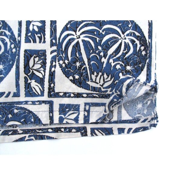 Vtg 90s Avi Kahala Hawaiian Shirt Mens Large Button Up Handcrafted Rayon Linen - Picture 7 of 13